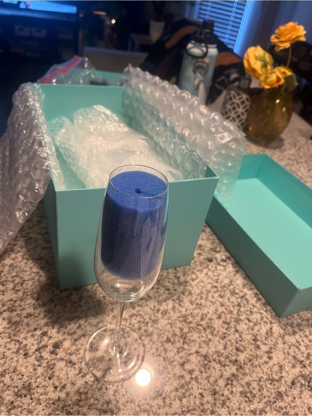 Tiffany champagne flutes-